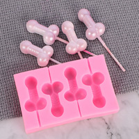 B-1085 lustige sexy Silikon Eis Cub Tabletts Schimmel Neuheit Koch macher für Überraschung Tag Kuchen Werkzeuge Frauen Penis Silikon Formen