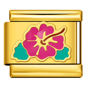 Abalorios rectangulares italianos modulares de acero inoxidable chapado en oro para la fabricación de pulseras con diseños de gato, mariposa y dinosaurio. - Product Image 5