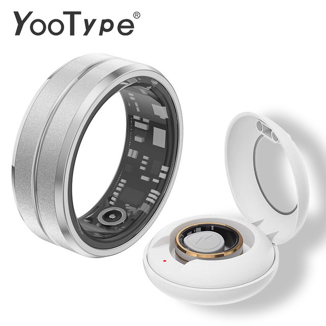 Wearable Fitness Health Sleep Tracker for Men Women Smart Ring up to 5-6 Days Battery Life IPX68 Sleep Heart Rate Blood Oxygen