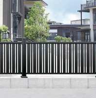 Balcon en acier inoxydable et verre brun discret, avec option de couleur personnalisée, système auto-moteur et technologie de gravure ajourée, fabriqué en Chine