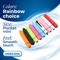 Mini vibromasseur à 10 couleurs en silicone médical, 10 vitesses, étanche, ultra silencieux, jouet sexuel féminin, stimulateur clitoridien, point G, vaginal