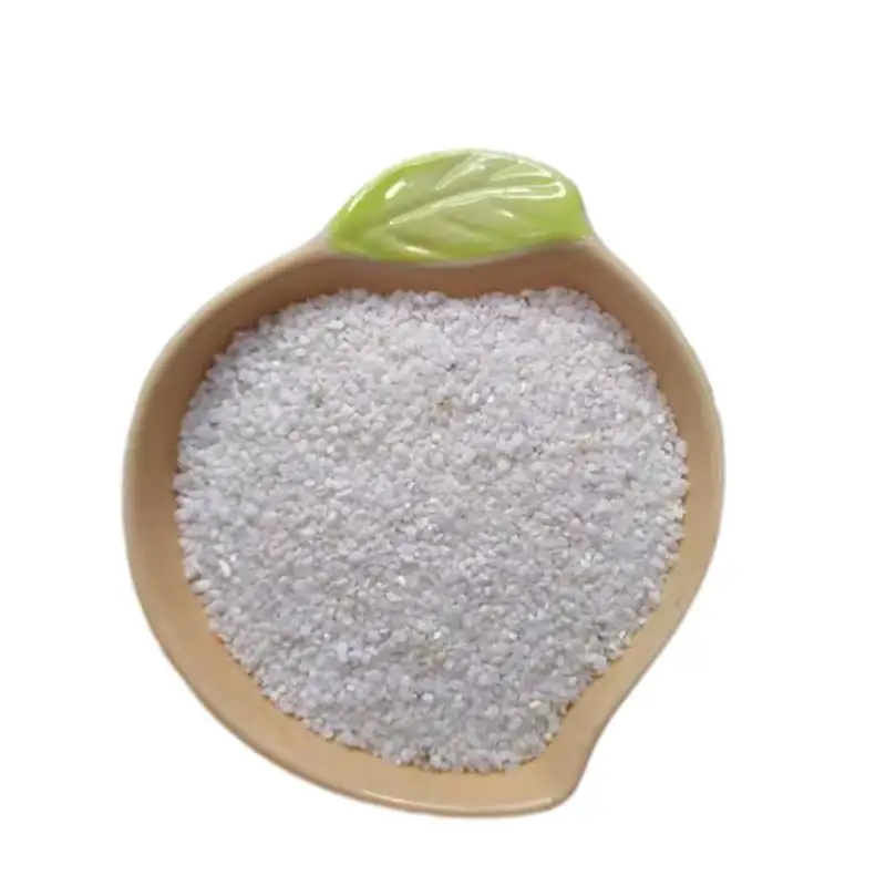 Commercio all'ingrosso di cristallo di quarzo naturale sabbia di silice fusa a grana Fine per sabbiatura