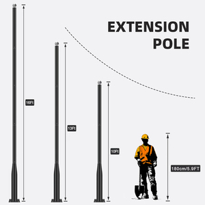 3m 4M 5m chiếu sáng cực đường phố đèn bài vườn chiếu sáng điện cực thép mạ kẽm năng lượng mặt trời ánh sáng đường phố cực - Product Image 5