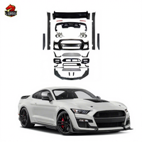 Kit carrosserie pour Mustang 2015-2017 mise à niveau vers GT500 pare-chocs avant pare-chocs arrière jupes latérales Bodykit