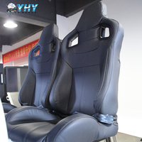 Cockpit 2 joueurs Trois écrans Six Dof Motion Chairs F1 Driving 9D Simulator Car Racing Game Machine