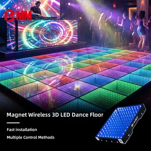 نظام إضاءة MM لأرضية الرقص LED المغناطيسية بكسل DJ لأرضيات المسرح والنوادي الليلية مع برنامج تحكم لأعمال تأجير المناسبات - Product Image 1