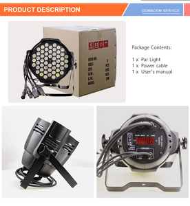 Đèn Sân Khấu Tiệc <span class=keywords><strong>Dmx</strong></span> Chuyên Nghiệp Đèn Par <span class=keywords><strong>Led</strong></span> Rgbw 8/10 Kênh 54X3W Chống Nước - Product Image 4