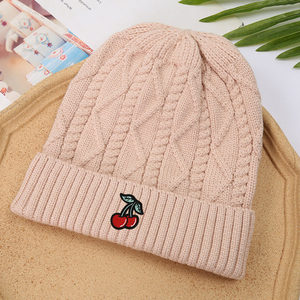 Gorros de invierno para hombres y mujeres, gorros de punto simples a la moda para exteriores, gorros cálidos a prueba de frío, logotipo bordado - Product Image 3