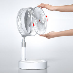 Mini ventilador de mesa de escritorio portátil recargable por USB de 3600mAh, batería telescópica plegable para uso doméstico y en el <span class=keywords><strong>coche</strong></span> - Product Image 3