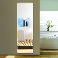 Miroir mural long et large de 3 mm, 4 mm, 5 mm, 6 mm pour salle de bain, décoratif