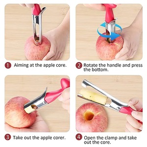 Premium Apple Corer Stainless Steel Apple Pears Core Remover Tool Fruit Cutter Seeder Slicer <b>Knife</b> Kitchen Vegetable Tools - Product Image 5