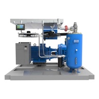 132Kw 175Hp Compresseur d'air industriel à vis à deux étages à faible bruit et à entraînement direct 13Bar Pompe lubrifiée pour compresseurs industriels