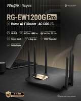 Routeur Wi-Fi Gigabit Ruijie RG-EW1200G PRO d'occasion, 1267 Mbps, double bande, RJ45, 12V, 5G, FTTH, configuration facile pour la maison et le bureau