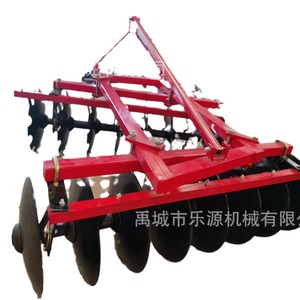 Arado de Discos para Cultivo Agrícola, de 2 Filas, Rojo, Montado en Tractor, con Profundidad Ajustable - Product Image 5