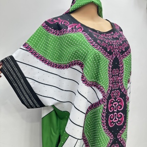 Robes africaines grande taille pour femmes, <span class=keywords><strong>robe</strong></span> de luxe <span class=keywords><strong>Boubou</strong></span>, <span class=keywords><strong>robe</strong></span> longue de soirée de mariage avec broderie riche en <span class=keywords><strong>Bazin</strong></span>, vêtements africains - Product Image 5