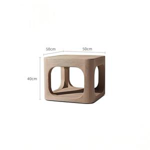 Modern Weather-resistant Teak <b>Outdoor</b> <b>Side</b> <b>Table</b> Set for Hotel Garden Poolside Villa hotel Patio Use - Product Image 1