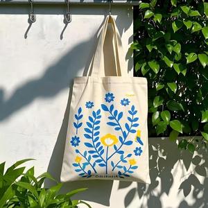 Bolsa <span class=keywords><strong>de</strong></span> Lona Personalizada con Asas, <span class=keywords><strong>de</strong></span> Lona Natural, para Venta al por Menor y Promoción <span class=keywords><strong>de</strong></span> Marca, Pedidos al por Mayor - Product Image 1