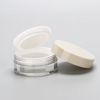 Boîte d'impression personnalisée OMI étui à poudre en vrac transparent en plastique vide pour soins de la peau en gros