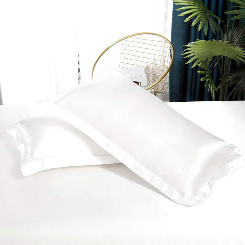 Vietnam Supplier 100% Polyester Non-Toxic Sustainable Knitted Plain White Pillow Case For Relieve Pressure in Home/Hotel in bulk