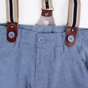 Baby Latest Clothing Kids Formal Clothes Suit Boys <b>Suspender</b> Jeans Pants <b>Sets</b> of Wholesale - Product Image 5