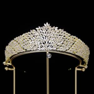 ที่คาดผมมงกุฎเพทายสุดคลาสสิกหวานสำหรับเด็กผู้หญิงอุปกรณ์เสริมประกายแวววาวสำหรับงานวันเกิดครบรอบการประกวด - Product Image 2