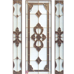 Inserts en vitrail artisanal, artisanat <span class=keywords><strong>Tiffany</strong></span>, vitrail pour fenêtre et porte décoratives - Product Image 2