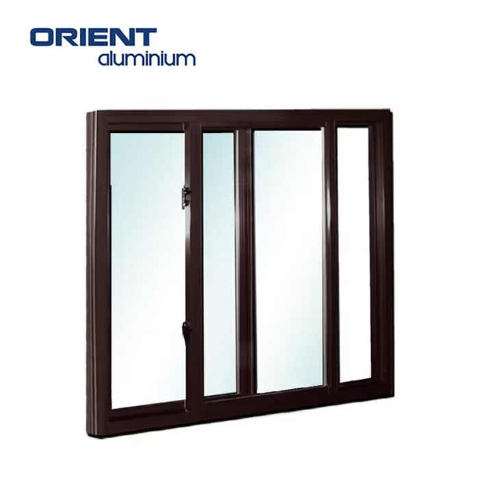 Champagne Color Aluminum Sliding Windows - Secure & Stylish