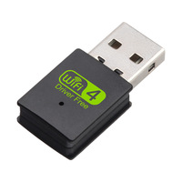 Precio de fábrica Driver Free Mini 300Mbps USB WiFi Adapter Plug & Play Tarjeta de red inalámbrica para PC Laptop