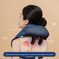 Masseur chauffant pour les épaules et le cou 2026 avec fonction de minuterie automatique et de pétrissage