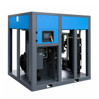 Compresseur d'air rotatif à vis industriel lubrifié à l'huile Airstone 110KW 150HP Monophasé VSD 7-10Bar à entraînement direct usage intensif