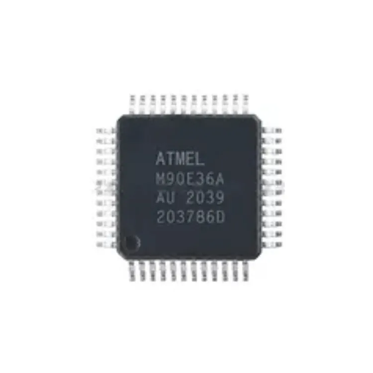 Lorida pemasok komponen elektronik asli baru ATM90E32AS-AU-R kontroler mikro Chip IC MCU sirkuit terintegrasi
