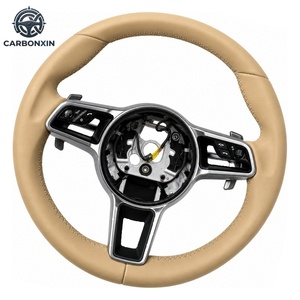Volante Deportivo para Porsche Panamera/Cayenne/Macan/718/Boxster/Cayman 996/911/981/958/991 - Todo en Cuero Negro - Product Image 6