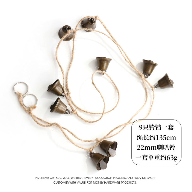 Cuerda de campana de cáñamo de bronce [22mm]