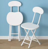 Chaise de salle à manger pliante en bois – Design minimaliste portable pour petits appartements, dortoirs d'étudiants et utilisation en stand de vente