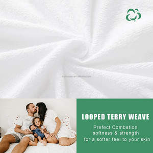 Sarung Kasur Anti Air, Penutup Kasur Atasan <span class=keywords><strong>Terry</strong></span> Premium, Antilembap, Tanpa Bising, Memasak, & Bisa Dicuci dengan Mesin - Product Image 3