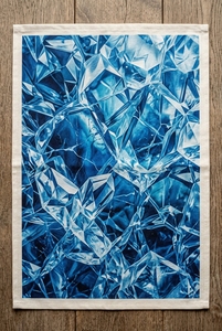 Essuie-mains de cuisine Majestic <span class=keywords><strong>Glacier</strong></span> Depth en coton cristallin bleu profond - Product Image 2