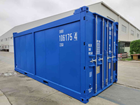 Conteneur certifié DNV, conteneur de fret sec certifié CSC, conteneur de taille 20GP, conteneur d'occasion pour utilisation en mer