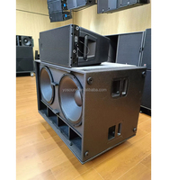 Sistema de sonido alimentado por audio profesional dual de 10 pulgadas Altavoces de matriz de línea activa para escenario