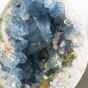 Số lượng lớn bán buôn màu xanh celestite pha lê geodes Xanh <span class=keywords><strong>Celestine</strong></span> geodes Cụm - Product Image 4