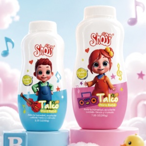 SHOFF Talco Delicato Ipoallergenico <span class=keywords><strong>per</strong></span> <span class=keywords><strong>Neonati</strong></span> e Bambini, <span class=keywords><strong>Polvere</strong></span> Fresca e Asciutta <span class=keywords><strong>per</strong></span> la Cura della Pelle - Product Image 2