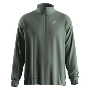 Survêtement actif en nylon perforé au laser avec ventilation dorsale et aux coudes, coupe-vent léger et respirant pour l'entraînement en extérieur - Product Image 3