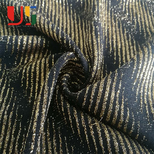 Shaoxing वस्त्र बाजार नरम हाथ लग रहा है आरामदायक 60% एन 35% M 5% सपा के लिए lurex बुनना नायलॉन कपड़े शाम पोशाक - Product Image 4