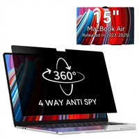 Hochwertige PET-Schutzfolie Anti-Spionage-Privatsphäre-Magnetfilter Laptop-Bildschirmschutz Macbook Pro 15 Zoll Anti-Blaulicht