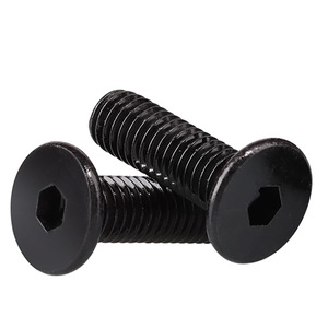 M2 M2.5 M3 M4 M5 <span class=keywords><strong>M6</strong></span> Đen Thép Không Gỉ Hình Lục Giác Ổ Cắm Siêu Mỏng Đầu Vít Phẳng Vít Wafer Đầu Vít - Product Image 2
