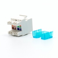 Module réseau informatique embarqué non blindé MG-RAU500 GAT5, interface RJ45, accessoires pour panneau 86, blanc