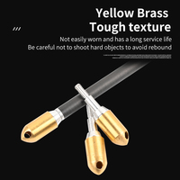 SPG Tir à l'arc Or Sifflet Pointe de Flèches 100 Grain Cuivre DIY Arc à poulies Cible Chasse Arc Carbone Arbre Accessoires