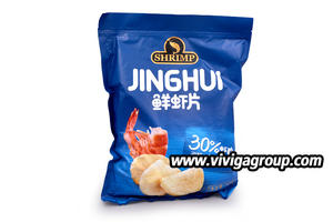 <span class=keywords><strong>Cracker</strong></span> del gambero dello spuntino dei chip dei sapori del gambero halal dell'oem - Product Image 2