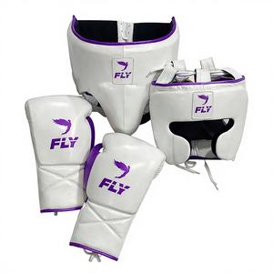 Gants de MMA personnalisés de haute qualité, ensemble de sparring, fermeture à lacets, cuir de vache véritable, équipement d'entraînement de boxe et de kickboxing - Product Image 1