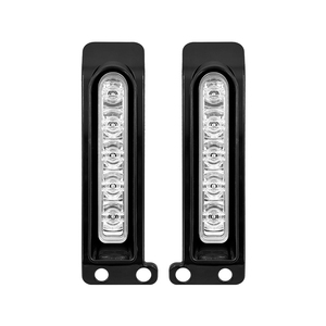 2PCS LED Saddlebag <b>Gap</b> Turn Signal Brake Lights for Harley Road King / Street Glide 2014+ Touring Models - Product Image 1