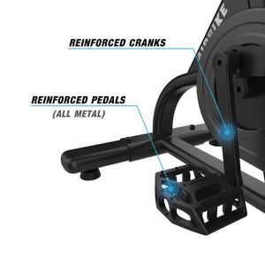 Bicicleta de Ejercicio Comercial con Correa de Transmisión, Bicicleta Estática de Aire, Equipo Dinámico para Gimnasio Interior, Bicicleta de Ejercicio con Resistencia al Aire para Gimnasio y Hogar - Product Image 5
